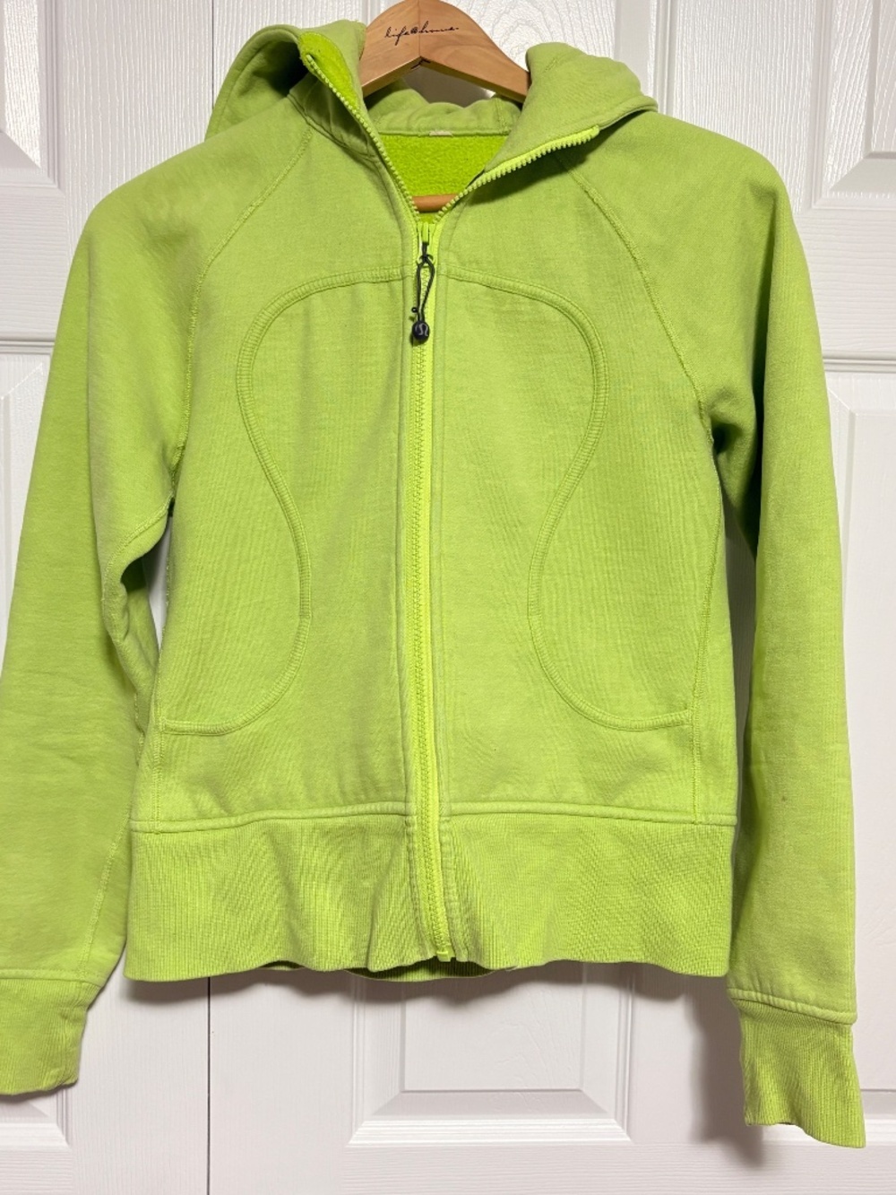 VTG Lululemon Scuba Full-Zip Hoodie Ultra-Thick Fabric Size 4